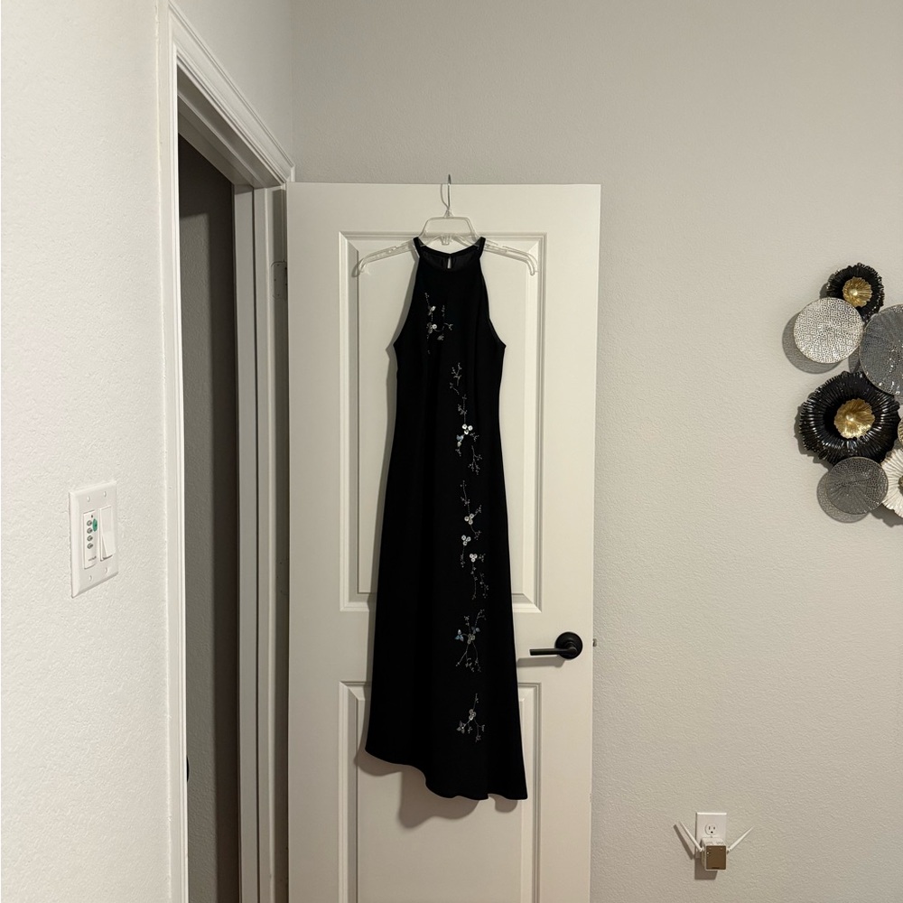 JONES WEAR BLACK HIGH LOW DRESS SIZE 6